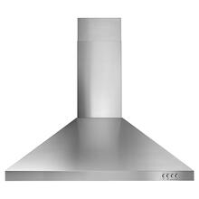 See Details - 30" Contemporary Stainless Steel Wall Mount Range Hood