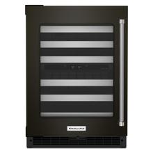 See Details - 24" Undercounter Wine Cellar with Glass Door and Metal-Front Racks