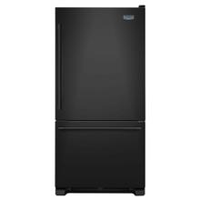 See Details - 33-Inch Wide Bottom Mount Refrigerator - 22 Cu. Ft. - Black
