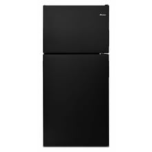 30-inch Amana® Top-Freezer Refrigerator with Glass Shelves - Black