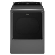 8.8 cu.ft Top Load HE Electric Dryer with Intuitive Touch Controls, Steam Refresh Chrome