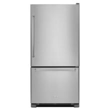 See Details - 22 cu. ft. 33-Inch Width Full Depth Non Dispense Bottom Mount Refrigerator