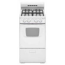 20-inch Gas Range with Compact Oven Capacity - White