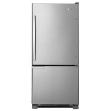 29-inch Wide Bottom-Freezer Refrigerator with Garden Fresh Crisper Bins -- 18 cu. ft. Capacity Stainless Steel