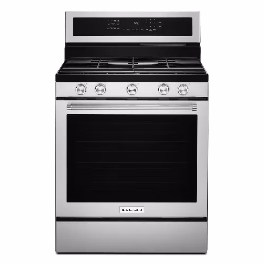 See Details - 30-Inch 5-Burner Gas Convection Range with PrintShield™ Finish