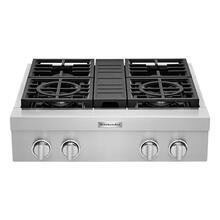 See Details - KitchenAid® 30'' 4-Burner Commercial-Style Gas Rangetop